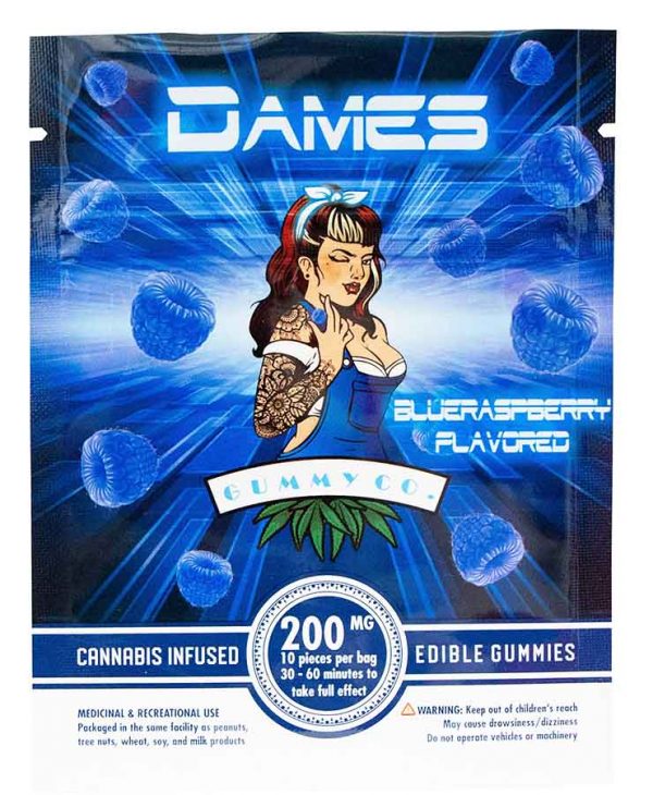 Dames Gummy CO Blue Raspberry