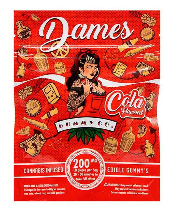 Dames Gummy Co Cola Gummies Front