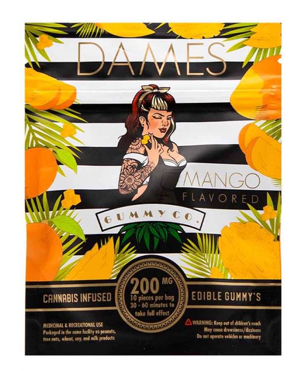 Dames Gummy CO Mango Flavored