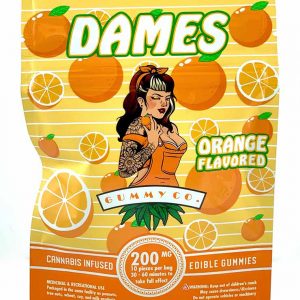 Dames Gummy CO Orange Flavored