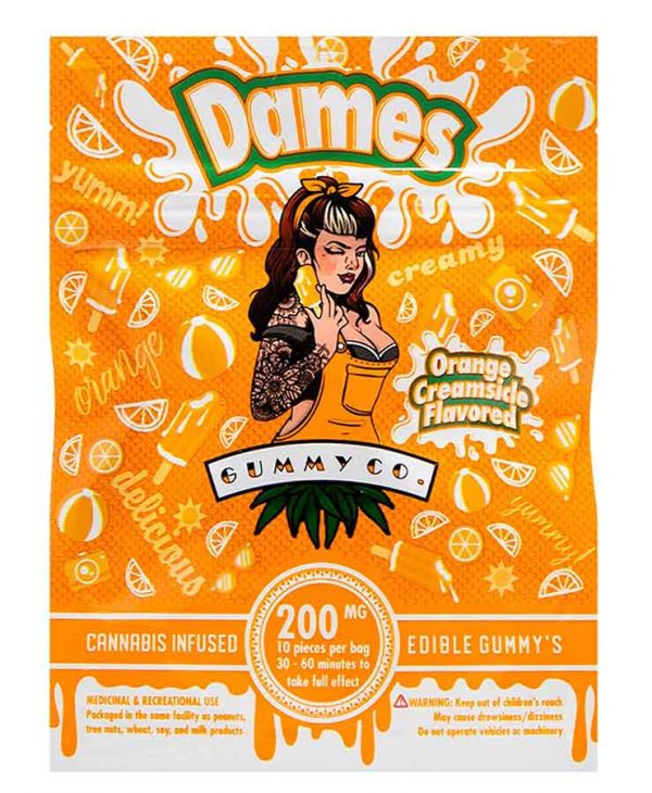 Dames Gummy CO Orange Creamsicle Flavored