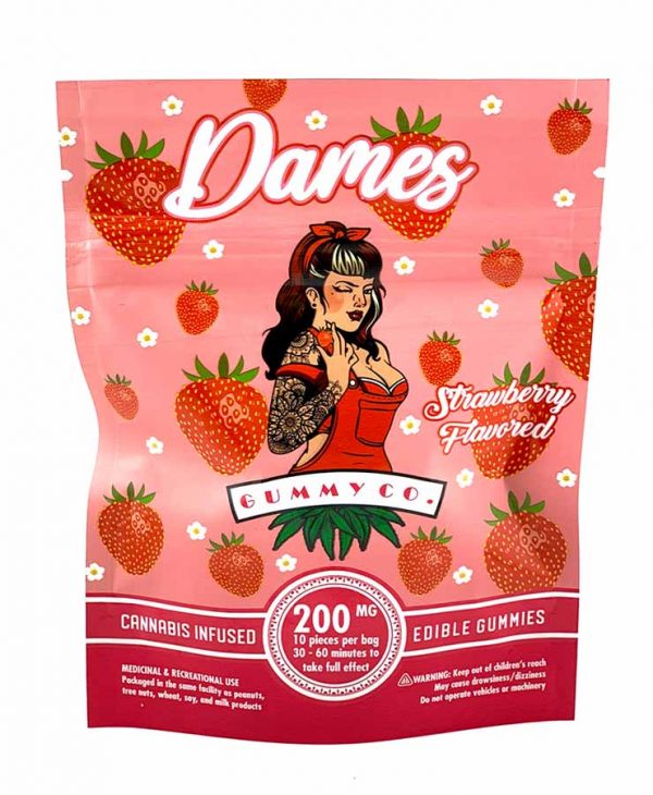 Dames Gummy CO Strawberry Flavored