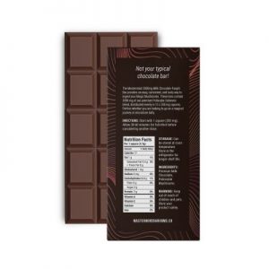 Master Mind Chocolate Bar Milk Chocolate back 3000mg